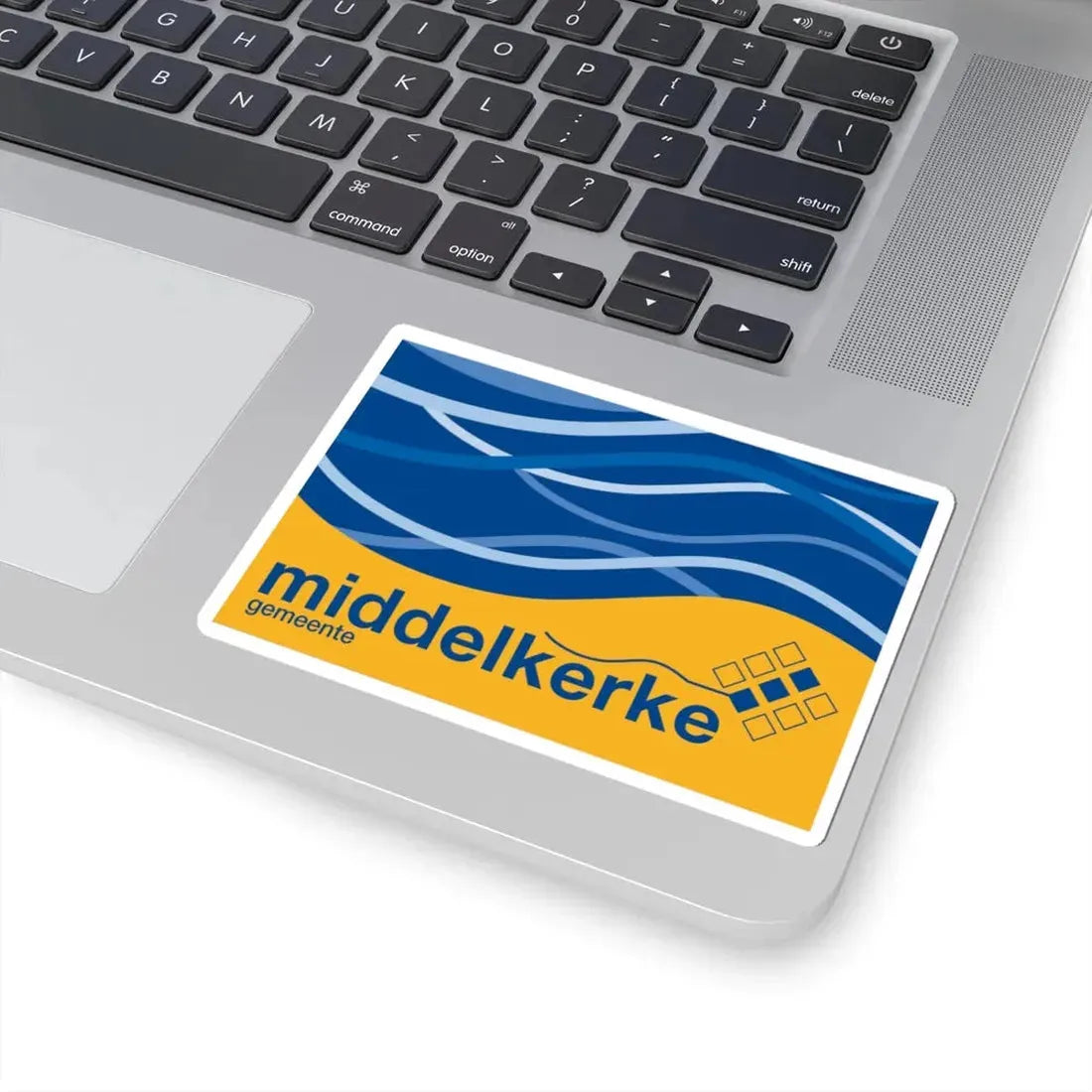 Vlag Middelkerke (Belgium) STICKER Vinyl Kiss-Cut Decal - The Sticker Space