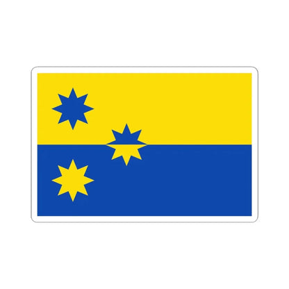 Vlag Stabroek (Belgium) STICKER Vinyl Kiss-Cut Decal 4 Inch White - The Sticker Space