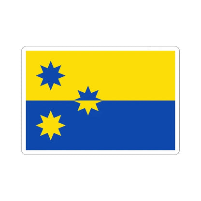 Vlag Stabroek (Belgium) STICKER Vinyl Kiss-Cut Decal 6 Inch White - The Sticker Space