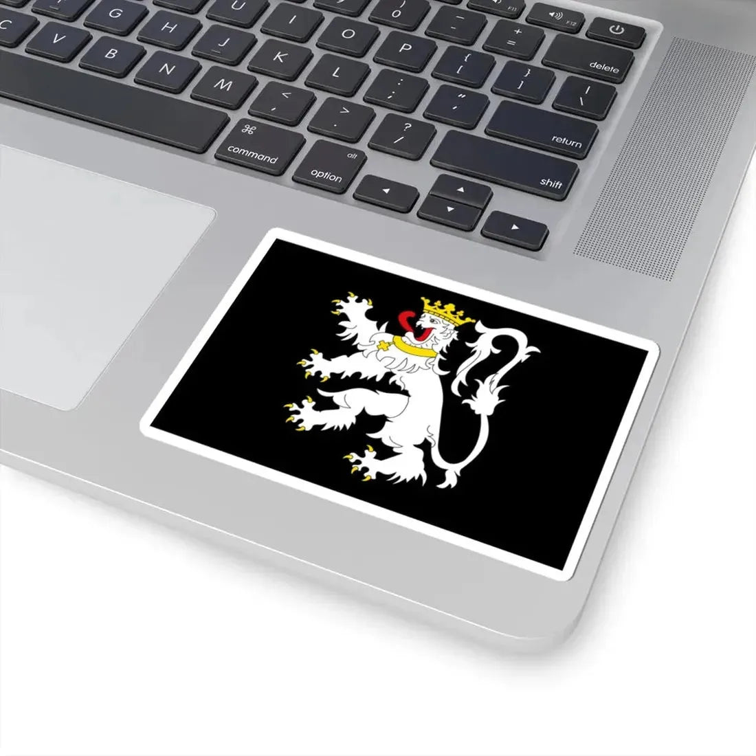 Vlag van Gent (Belgium) STICKER Vinyl Kiss-Cut Decal - The Sticker Space