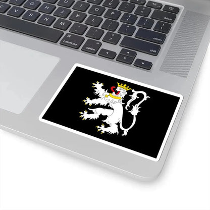 Vlag van Gent (Belgium) STICKER Vinyl Kiss-Cut Decal - The Sticker Space