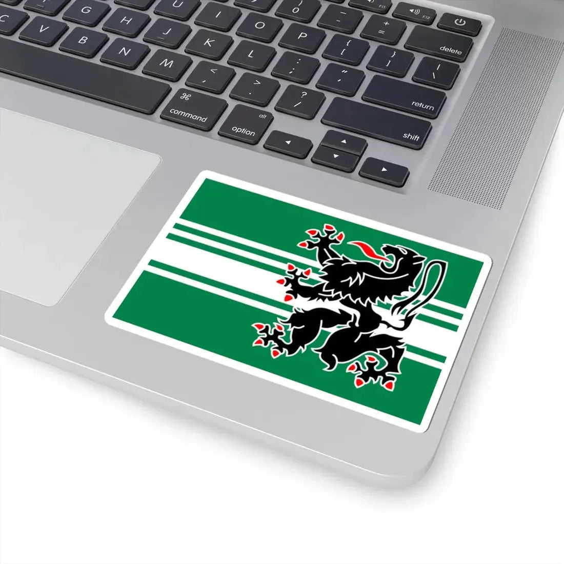 Vlag van Oost-Vlaanderen (Belgium) STICKER Vinyl Kiss-Cut Decal - The Sticker Space