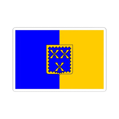 Vlag van Putte (Belgium) STICKER Vinyl Kiss-Cut Decal 4 Inch White - The Sticker Space