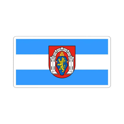 Vlag vukovar (Croatia) STICKER Vinyl Kiss-Cut Decal 3 Inch White - The Sticker Space