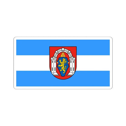 Vlag vukovar (Croatia) STICKER Vinyl Kiss-Cut Decal 4 Inch White - The Sticker Space