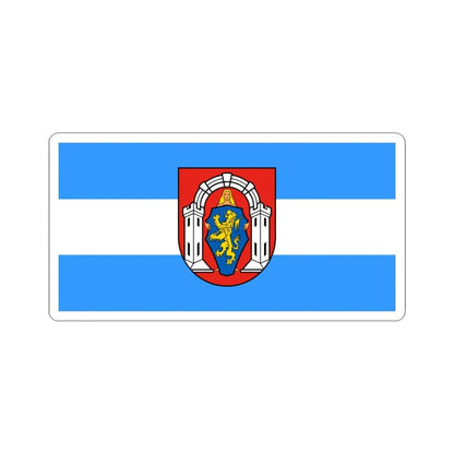 Vlag vukovar (Croatia) STICKER Vinyl Kiss-Cut Decal 6 Inch White - The Sticker Space