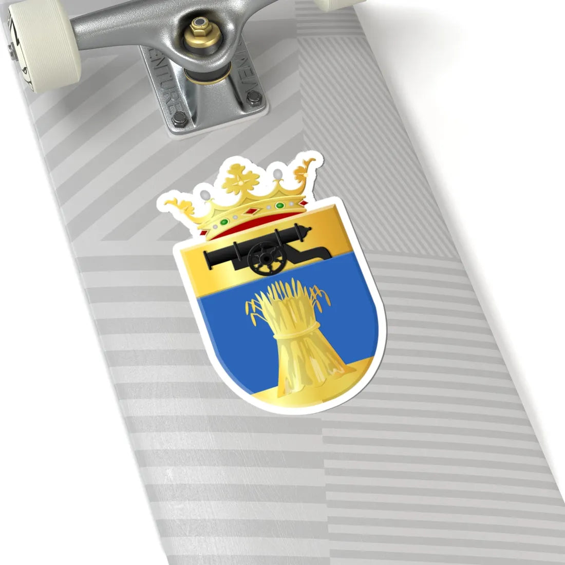 Vlagtwedde wapen (Netherlands) (Coat of Arms) STICKER Vinyl Kiss-Cut Decal - The Sticker Space