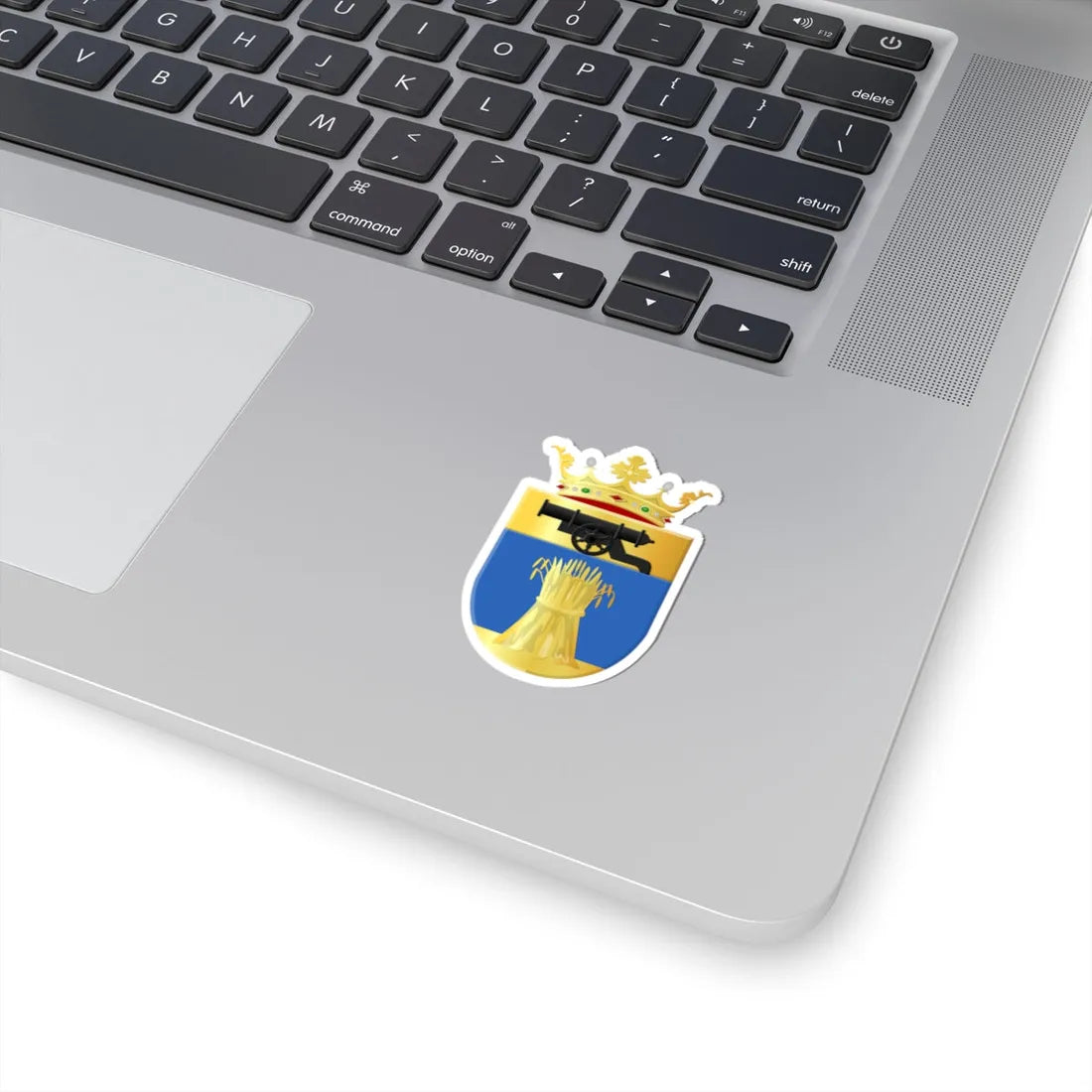 Vlagtwedde wapen (Netherlands) (Coat of Arms) STICKER Vinyl Kiss-Cut Decal - The Sticker Space
