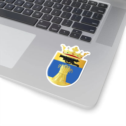 Vlagtwedde wapen (Netherlands) (Coat of Arms) STICKER Vinyl Kiss-Cut Decal - The Sticker Space