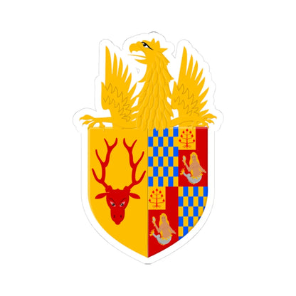 Vlamertinge wapen (Belgium) (Coat of Arms) STICKER Vinyl Kiss-Cut Decal 3 Inch White - The Sticker Space