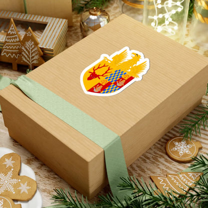 Vlamertinge wapen (Belgium) (Coat of Arms) STICKER Vinyl Kiss-Cut Decal - The Sticker Space