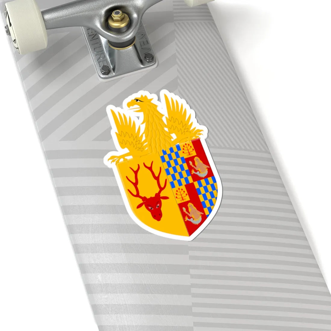 Vlamertinge wapen (Belgium) (Coat of Arms) STICKER Vinyl Kiss-Cut Decal - The Sticker Space