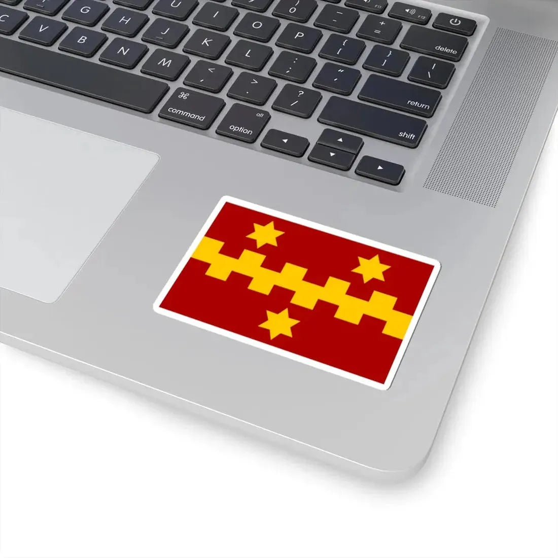 Vleteren vlag (Belgium) STICKER Vinyl Kiss-Cut Decal - The Sticker Space