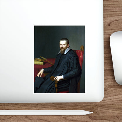 VLIET, Willem van der - Portrait of Suitbertus Purmerent (Artwork) STICKER Vinyl Die-Cut Decal-The Sticker Space