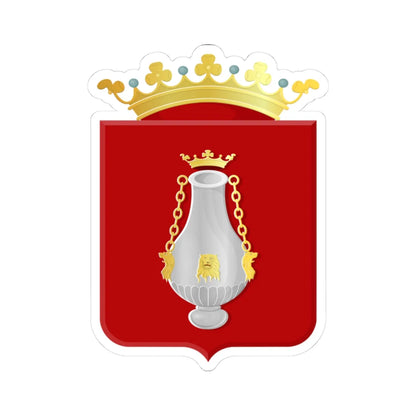 Vlissingen wapen (Netherlands) (Coat of Arms) STICKER Vinyl Kiss-Cut Decal 3 Inch White - The Sticker Space