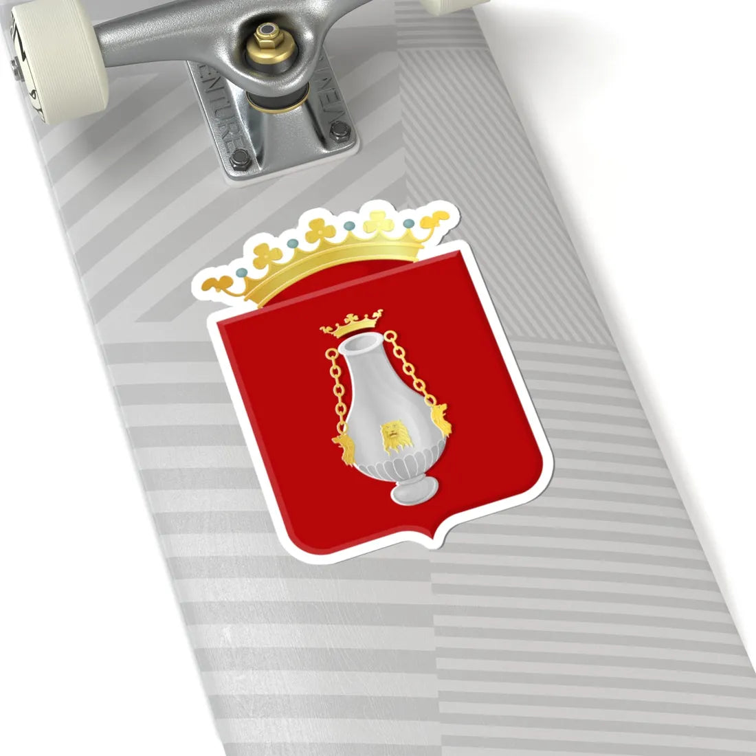 Vlissingen wapen (Netherlands) (Coat of Arms) STICKER Vinyl Kiss-Cut Decal - The Sticker Space