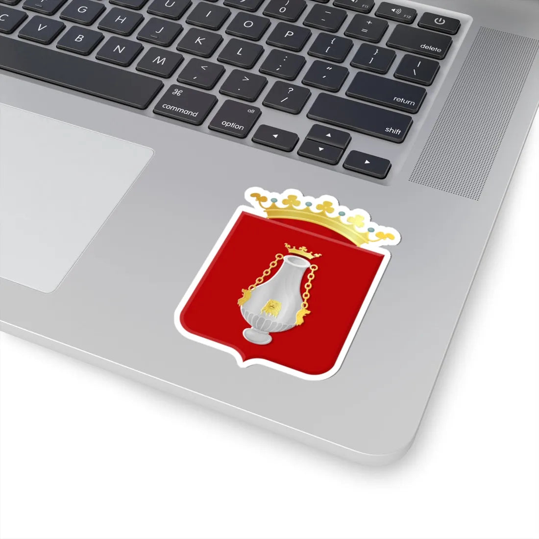 Vlissingen wapen (Netherlands) (Coat of Arms) STICKER Vinyl Kiss-Cut Decal - The Sticker Space