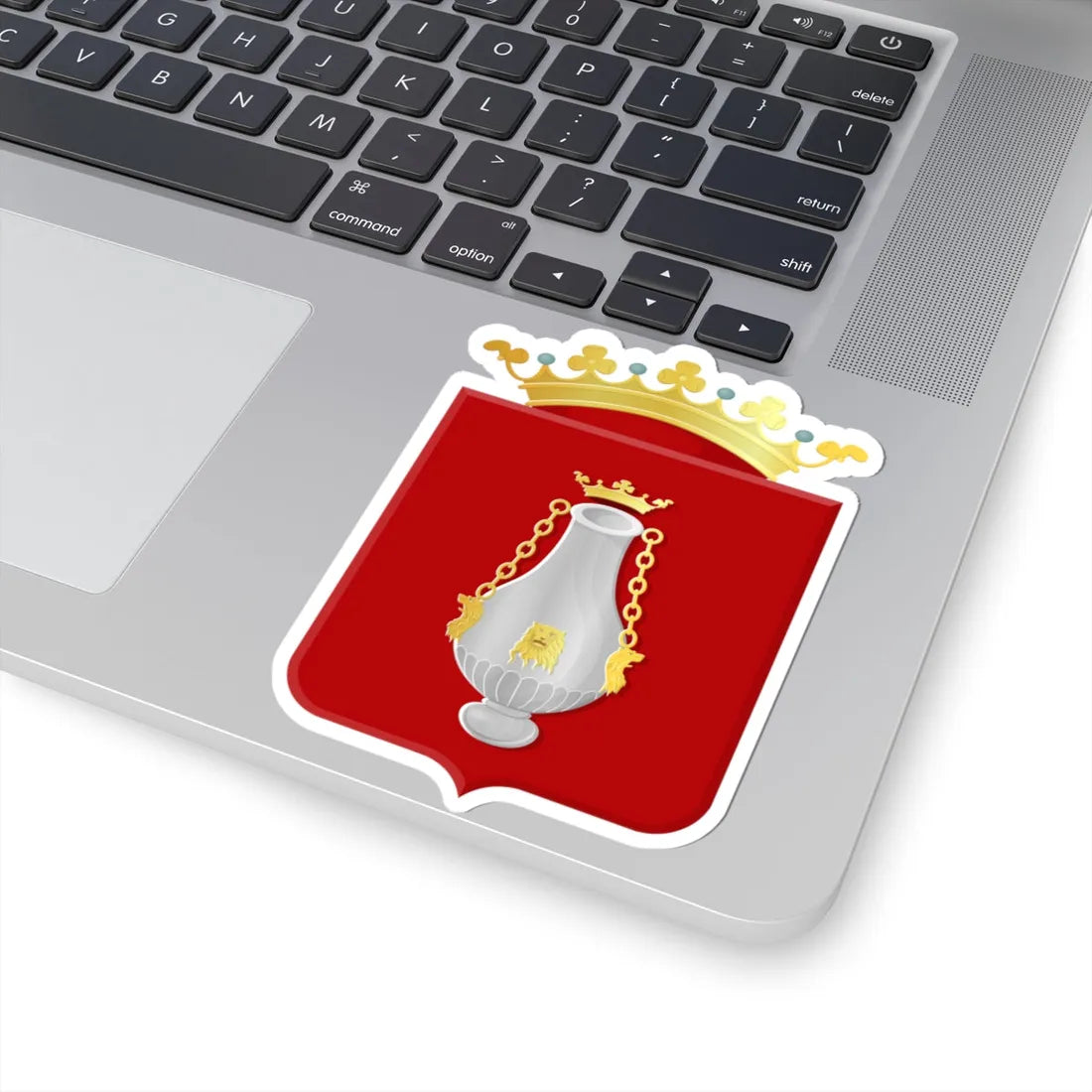 Vlissingen wapen (Netherlands) (Coat of Arms) STICKER Vinyl Kiss-Cut Decal - The Sticker Space
