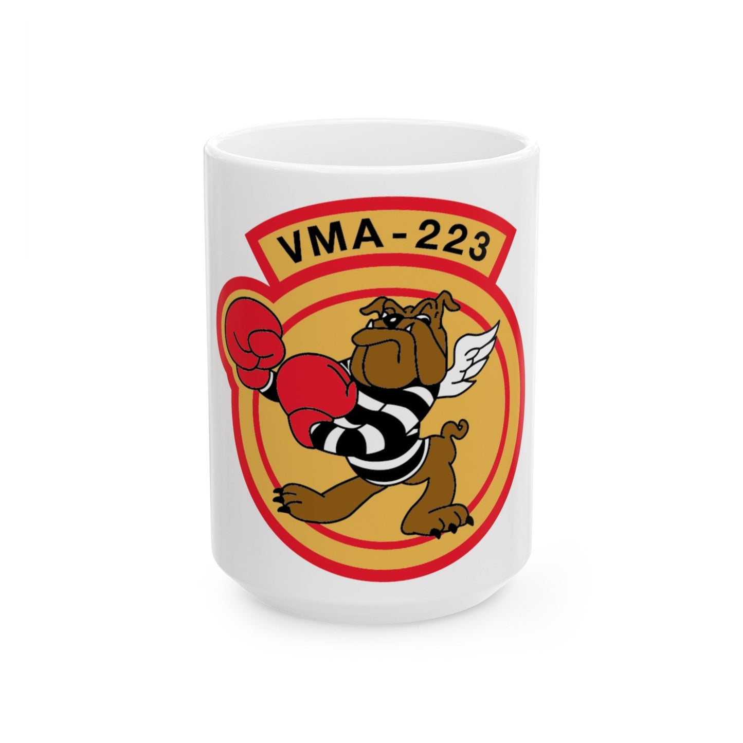 VMA 223 (USMC) White Coffee Mug-15oz-The Sticker Space