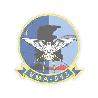VMA 513 (USMC) STICKER Vinyl Kiss-Cut Decal 2 Inch Transparent - The Sticker Space