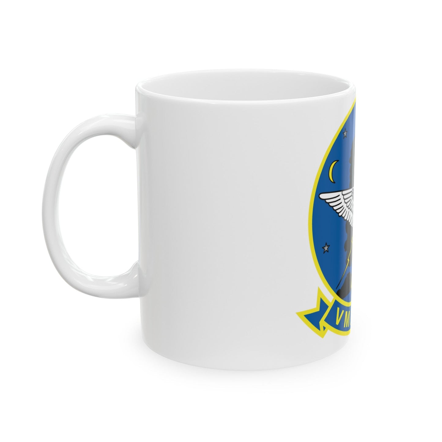 VMA 513 (USMC) White Coffee Mug-The Sticker Space