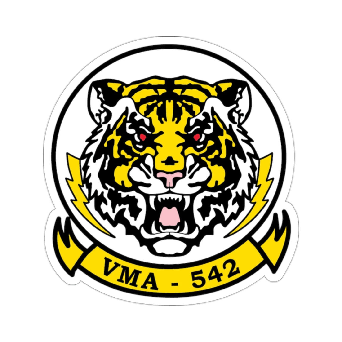 VMA 542 Tigers (USMC) STICKER Vinyl Die-Cut Decal-2 Inch-The Sticker Space