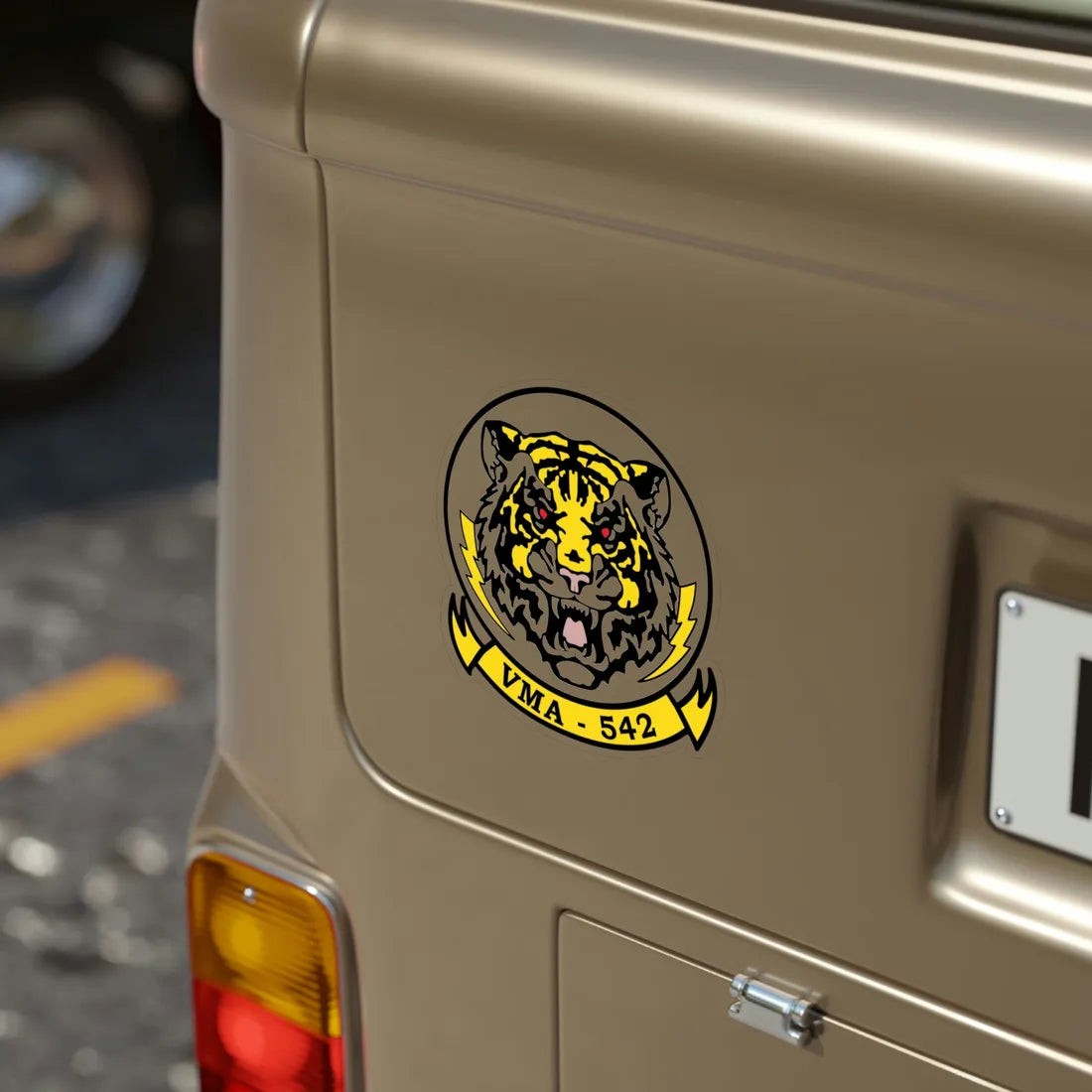 VMA 542 Tigers (USMC) Transparent STICKER Die-Cut Vinyl Decal - The Sticker Space