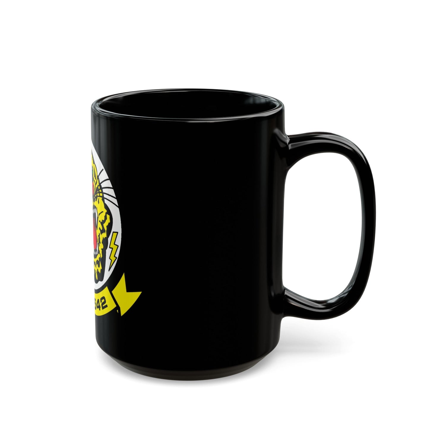 VMA 542 (USMC) Black Coffee Mug-The Sticker Space