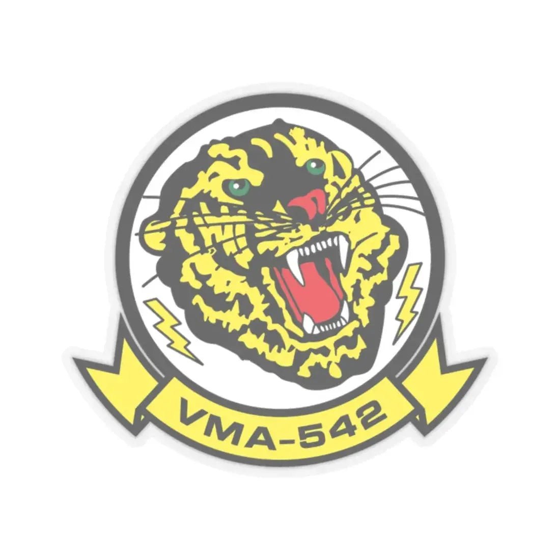 VMA 542 (USMC) STICKER Vinyl Kiss-Cut Decal 2 Inch Transparent - The Sticker Space