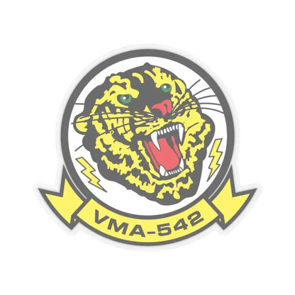 VMA 542 (USMC) STICKER Vinyl Kiss-Cut Decal 4 Inch Transparent - The Sticker Space