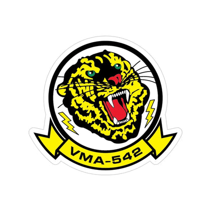 VMA 542 (USMC) Transparent STICKER Die-Cut Vinyl Decal 6 Inch - The Sticker Space