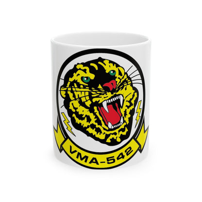 VMA 542 (USMC) White Coffee Mug-11oz-The Sticker Space