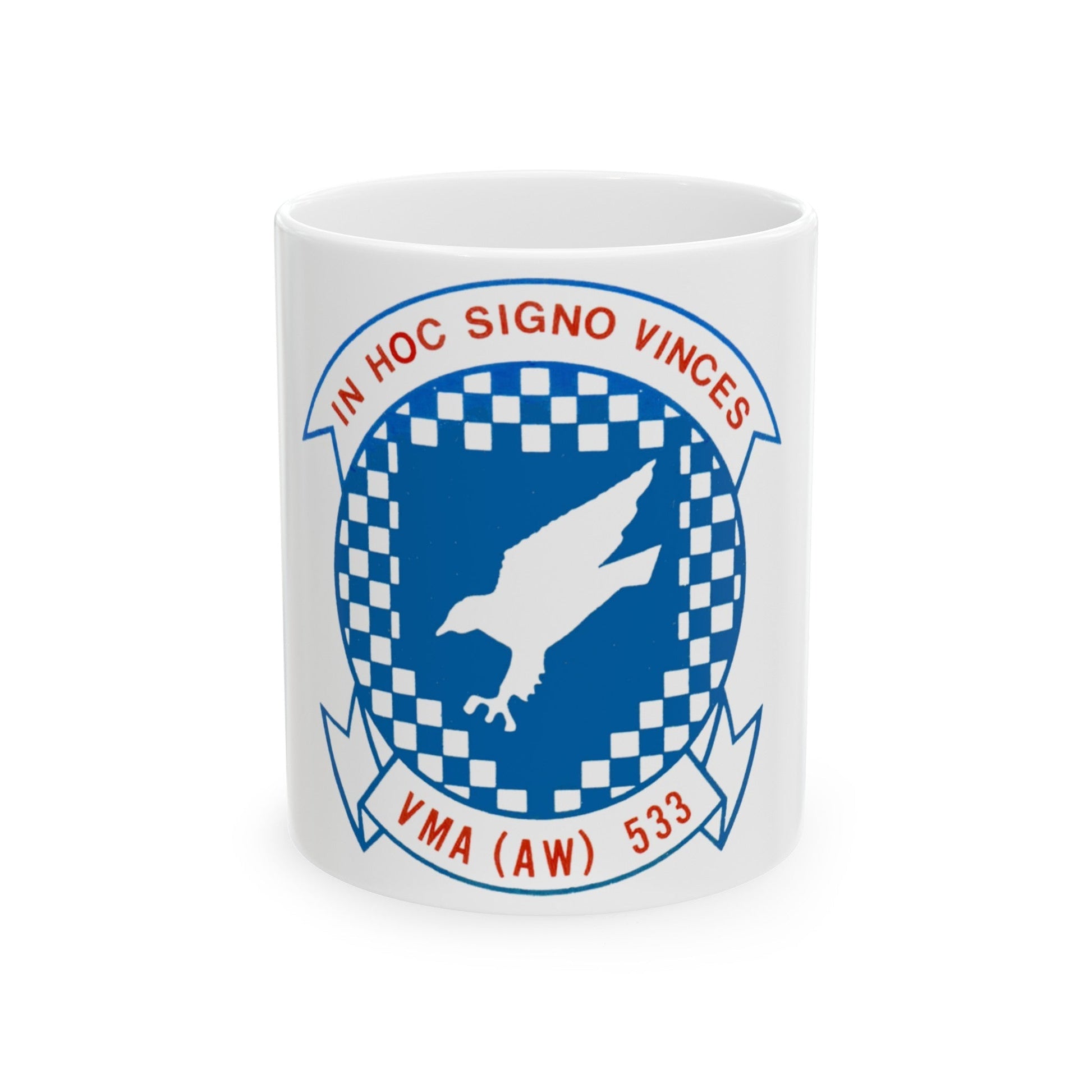 VMAAW 533 (USMC) White Coffee Mug-11oz-The Sticker Space