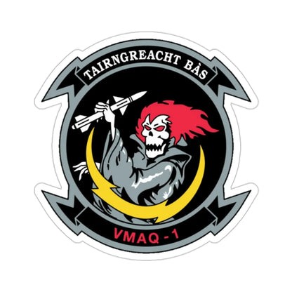 VMAQ 1 Marine Tactical Electronic Warfare Squadron 1 (USMC) STICKER Vinyl Die-Cut Decal 2 Inch - The Sticker Space