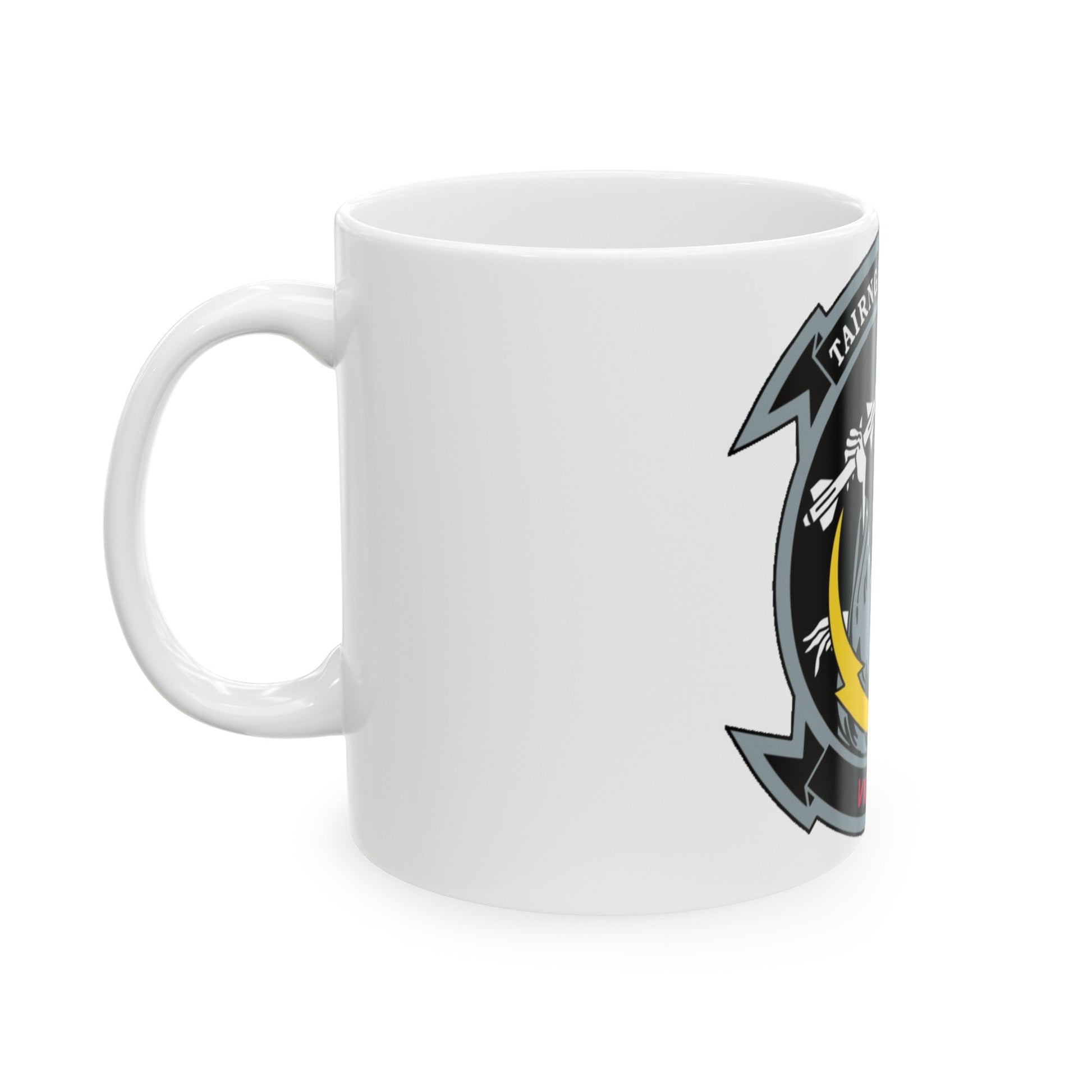 VMAQ 1 Marine Tactical Electronic Warfare Squadron 1 (USMC) White Coffee Mug-The Sticker Space