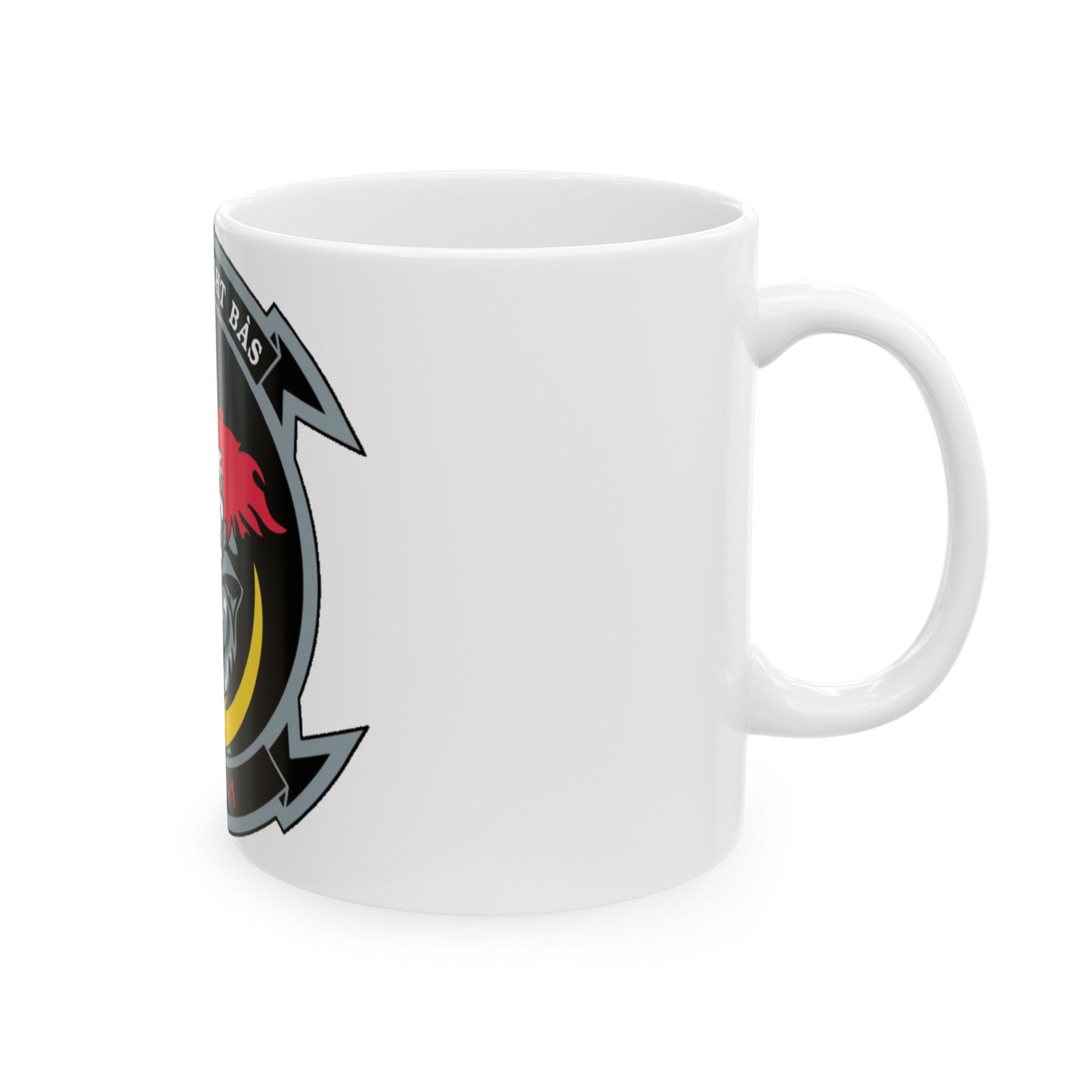 VMAQ 1 Marine Tactical Electronic Warfare Squadron 1 (USMC) White Coffee Mug-The Sticker Space