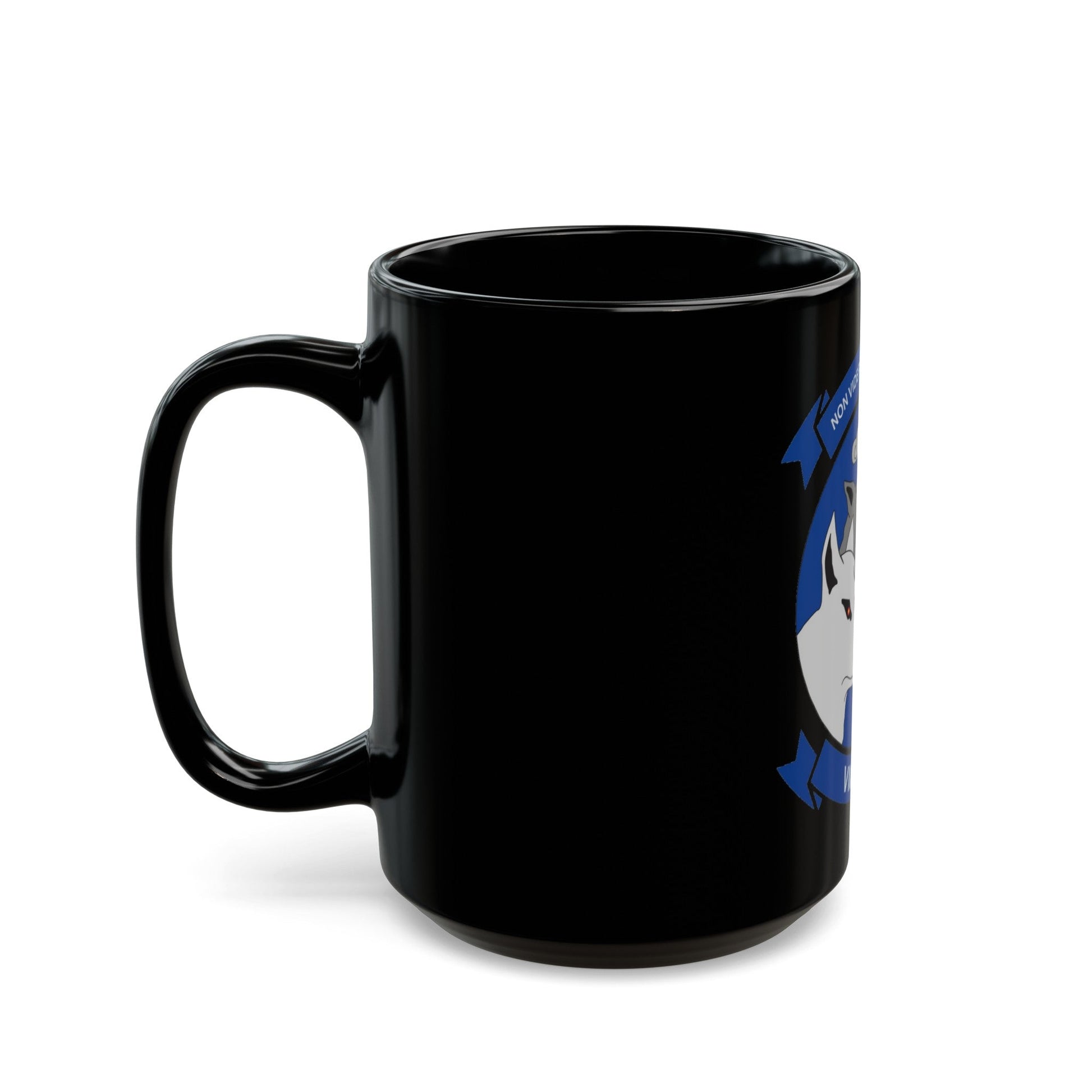 VMAQ 3 Marine Tactical Electronic Warfare Squadron 3 (USMC) Black Coffee Mug-The Sticker Space