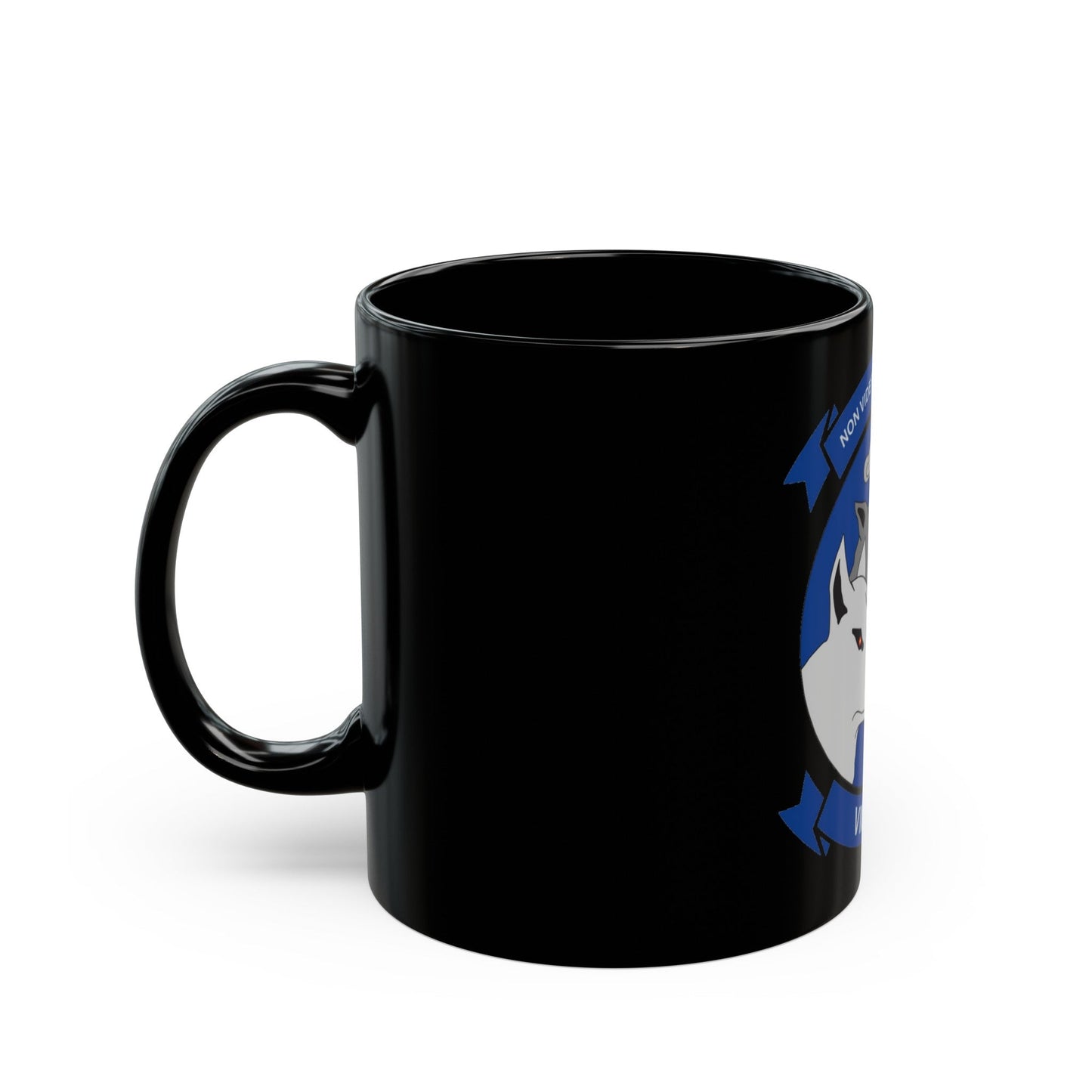 VMAQ 3 Marine Tactical Electronic Warfare Squadron 3 (USMC) Black Coffee Mug-The Sticker Space