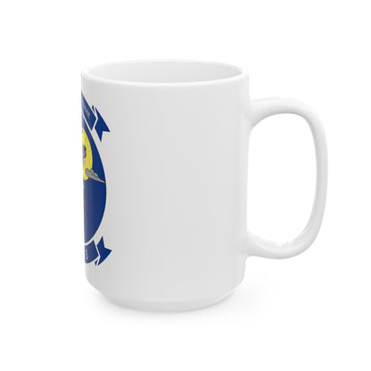 VMAQ 3 Marine Tactical Electronic Warfare Squadron 3 (USMC) White Coffee Mug-The Sticker Space