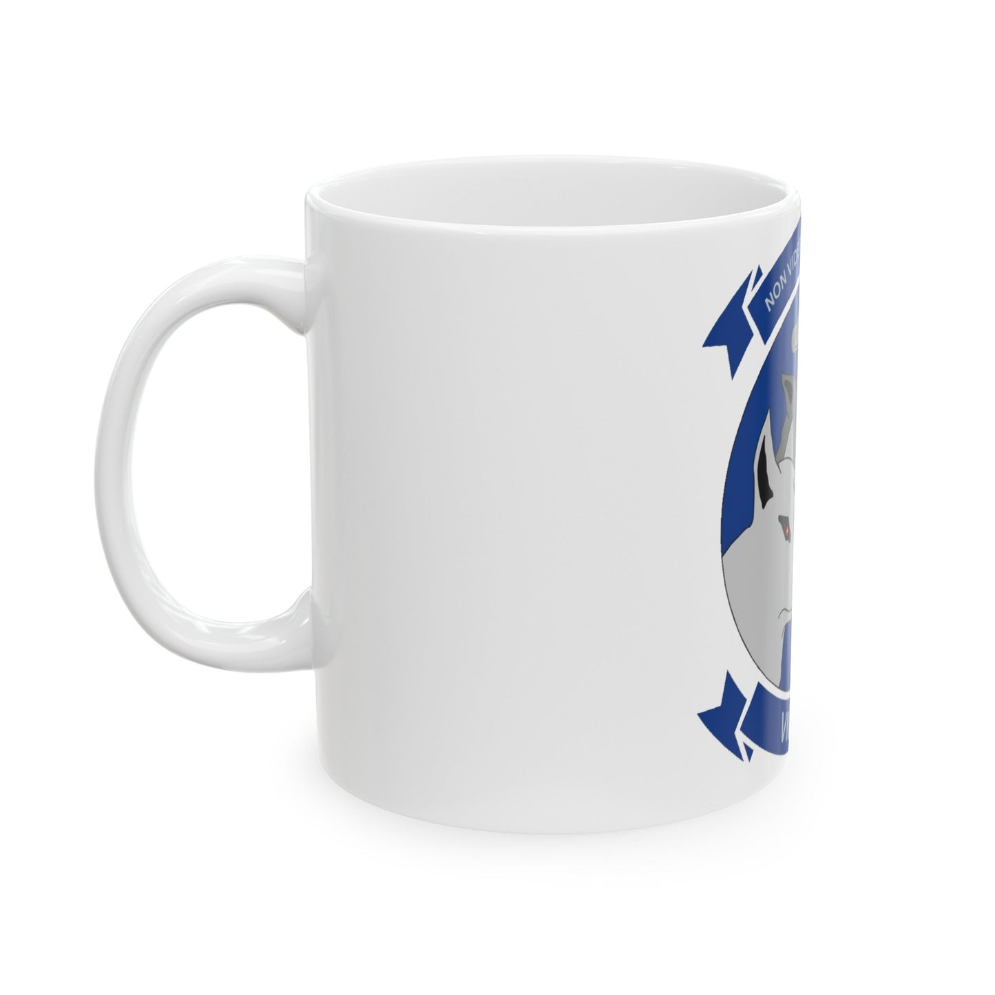 VMAQ 3 Marine Tactical Electronic Warfare Squadron 3 (USMC) White Coffee Mug-The Sticker Space