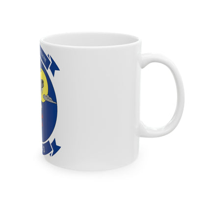 VMAQ 3 Marine Tactical Electronic Warfare Squadron 3 (USMC) White Coffee Mug-The Sticker Space