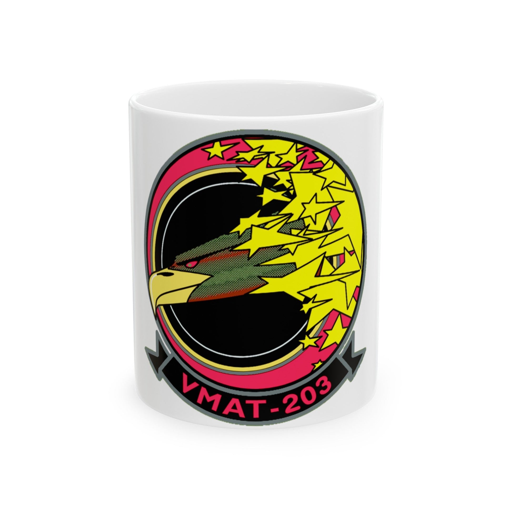 VMAT 203 (USMC) White Coffee Mug-11oz-The Sticker Space