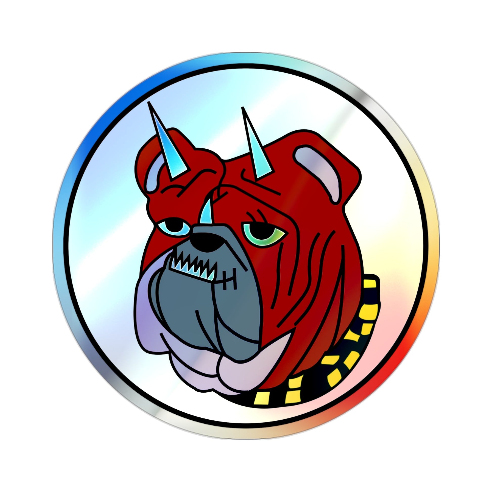 VMF 111 Devil Dogs (USMC) Holographic STICKER Die-Cut Vinyl Decal-2 Inch-The Sticker Space