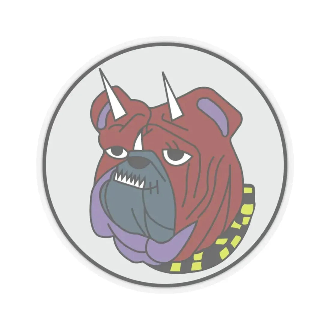 VMF 111 Devil Dogs (USMC) STICKER Vinyl Kiss-Cut Decal 4 Inch Transparent - The Sticker Space