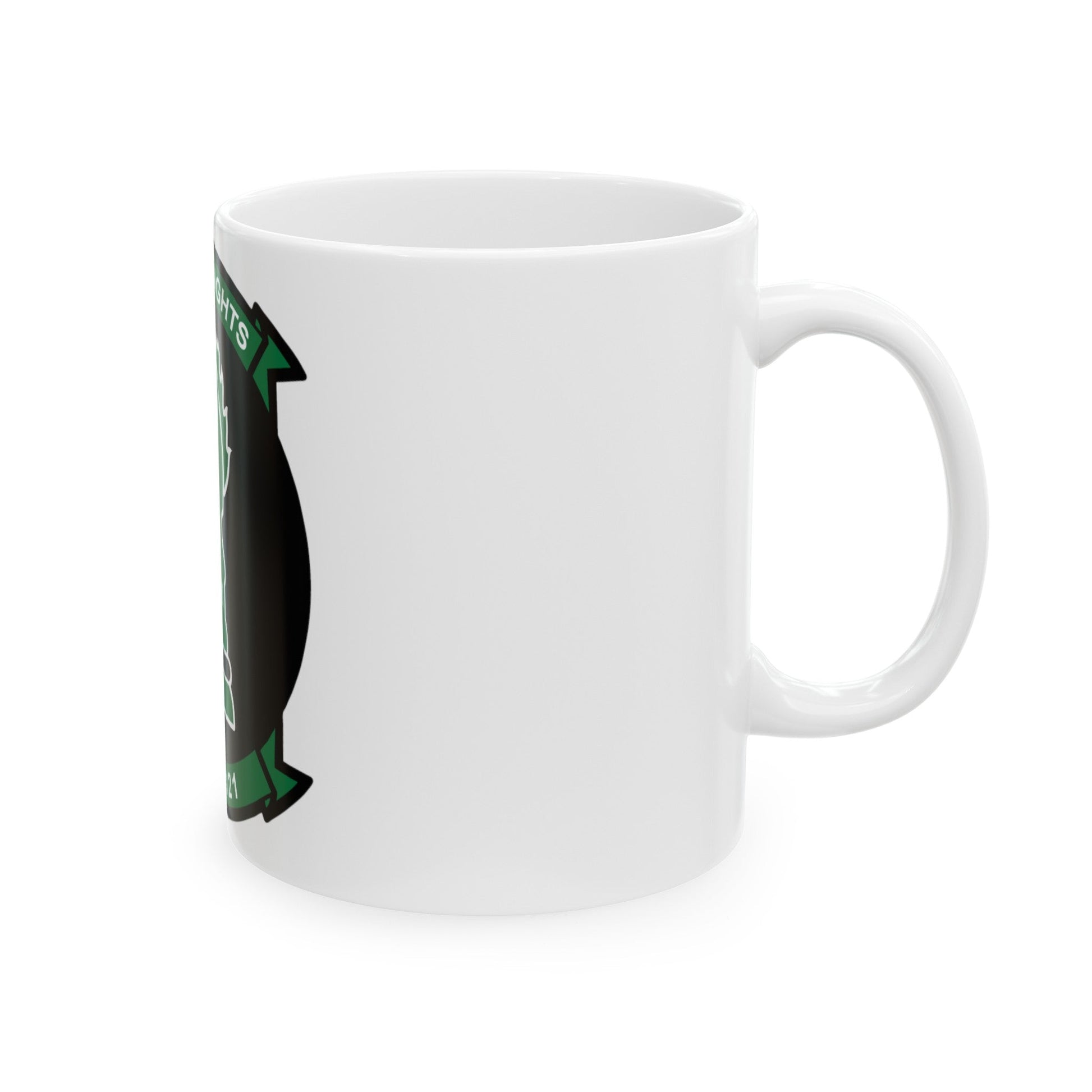 VMFA 121 Green Knights (USMC) White Coffee Mug-The Sticker Space