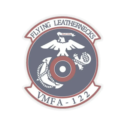 VMFA 122 Marine Fighter Attack Squadron 122 (USMC) STICKER Vinyl Kiss-Cut Decal 2 Inch Transparent - The Sticker Space