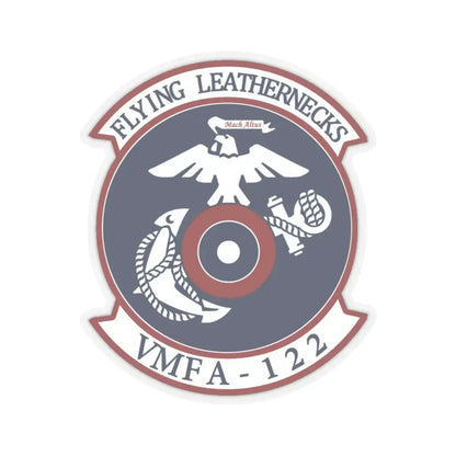 VMFA 122 Marine Fighter Attack Squadron 122 (USMC) STICKER Vinyl Kiss-Cut Decal 4 Inch Transparent - The Sticker Space