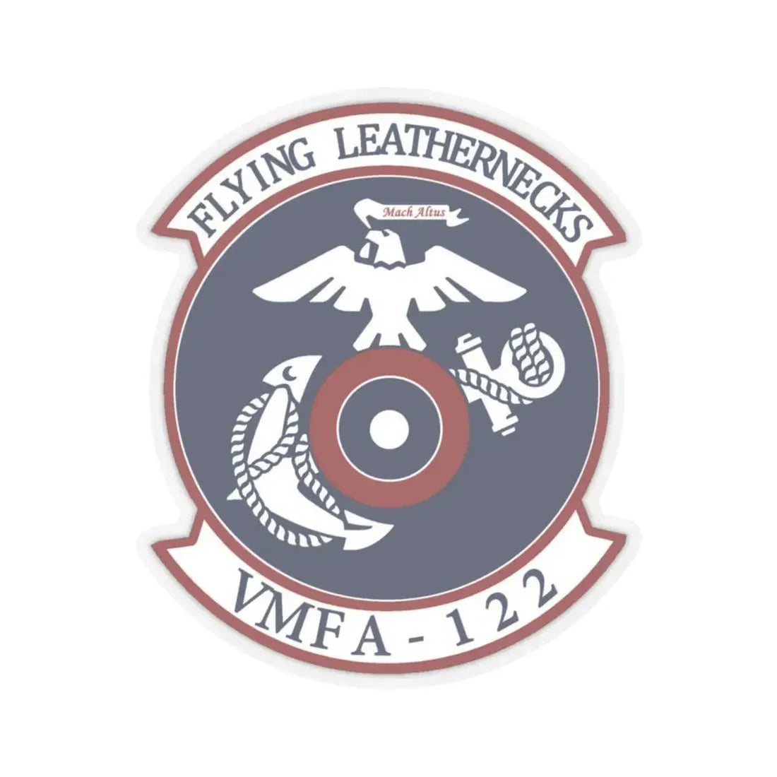 VMFA 122 Marine Fighter Attack Squadron 122 (USMC) STICKER Vinyl Kiss-Cut Decal 6 Inch Transparent - The Sticker Space