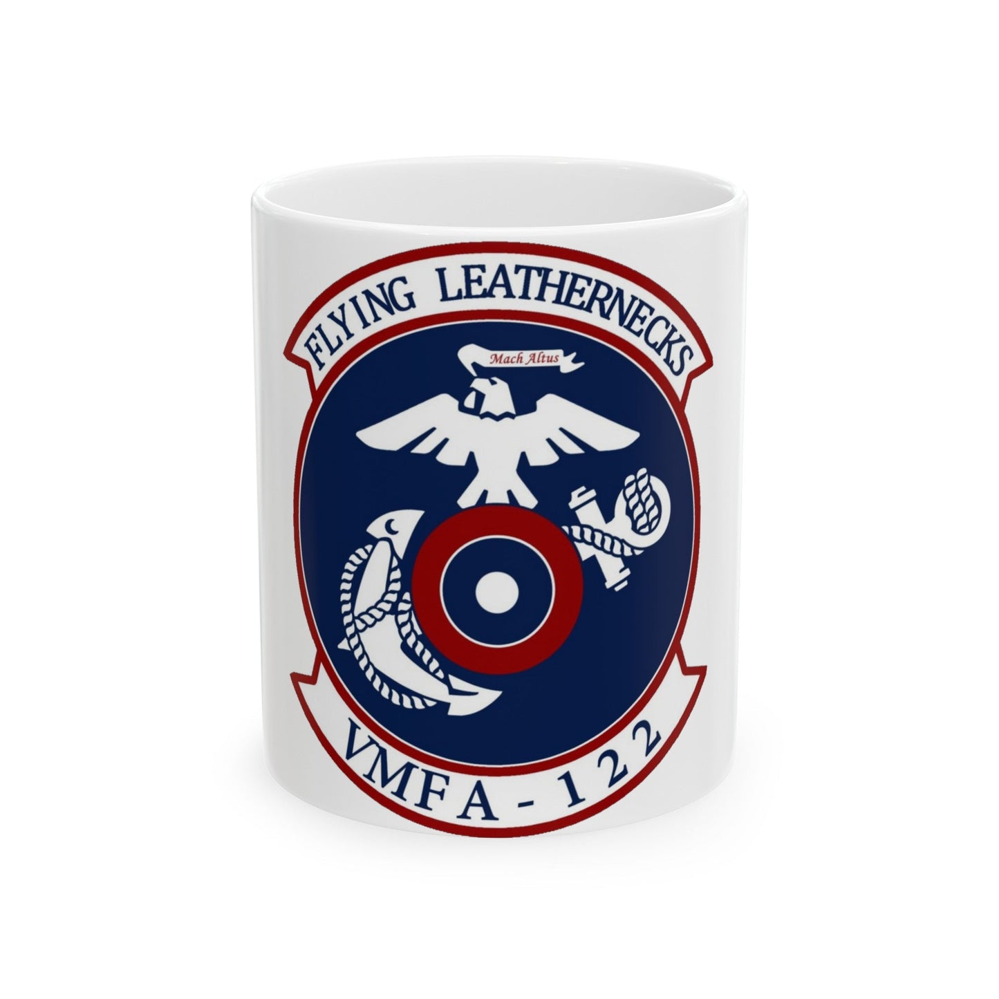 VMFA 122 Marine Fighter Attack Squadron 122 (USMC) White Coffee Mug-11oz-The Sticker Space