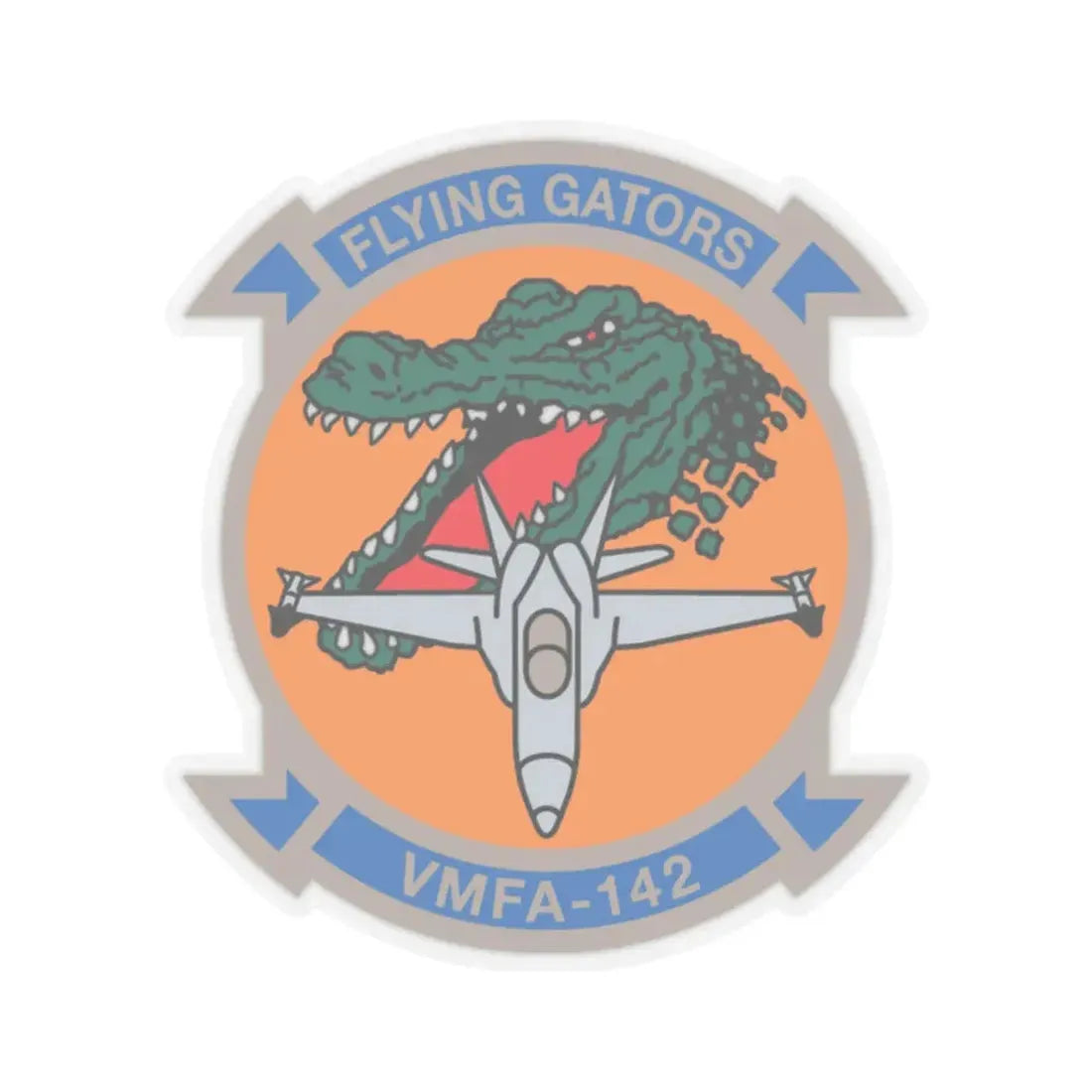 VMFA 142 (USMC) STICKER Vinyl Kiss-Cut Decal 2 Inch Transparent - The Sticker Space